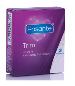 PASANTE PRESERVATIVOS TRIM MÁS DELGADO  3 UNIDADES