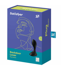 BOUCHON VIBRANT SATISFYER BACKDOOR LOVER - NOIR