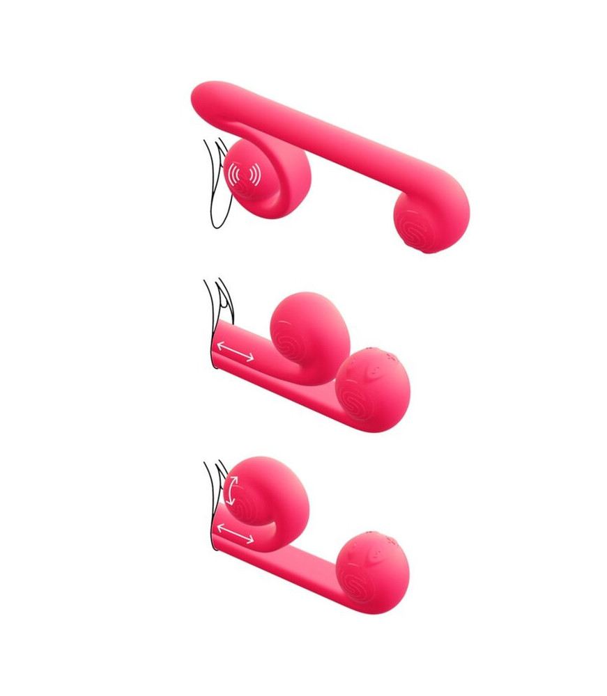 Stimulateur Multi Action Rose - Snail Vibe | Nudiome