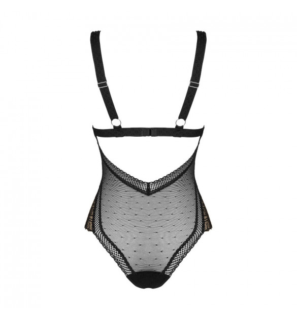 Body coquin noir Estiqua XS/S - Obsessive