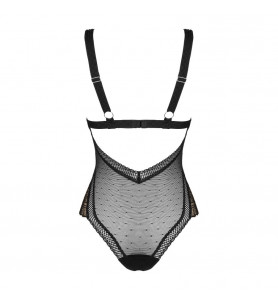 Body coquin noir Estiqua XS/S - Obsessive