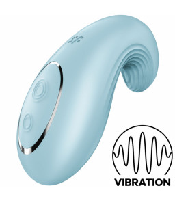 VIBRATEUR LAY-ON SATISFYER DIPPING DELIGHT - BLEU