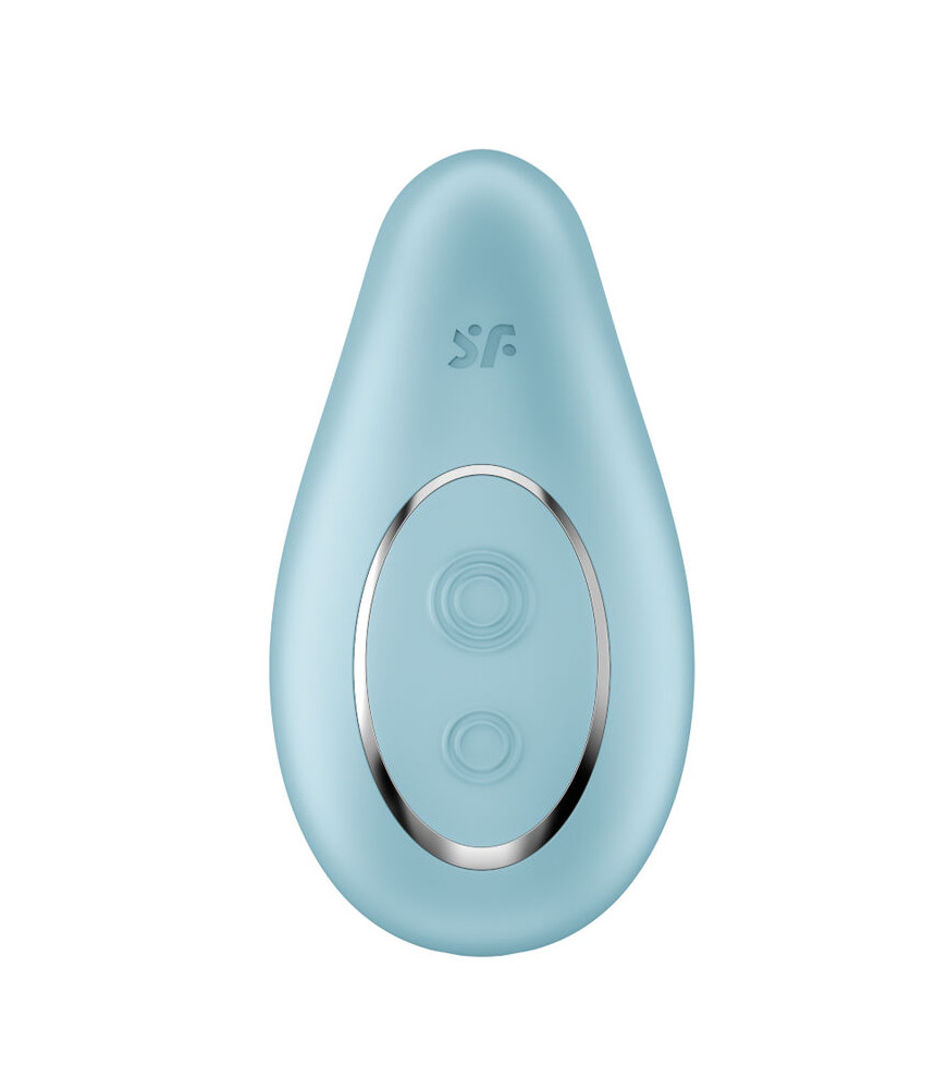 VIBRATEUR LAY-ON SATISFYER DIPPING DELIGHT - BLEU