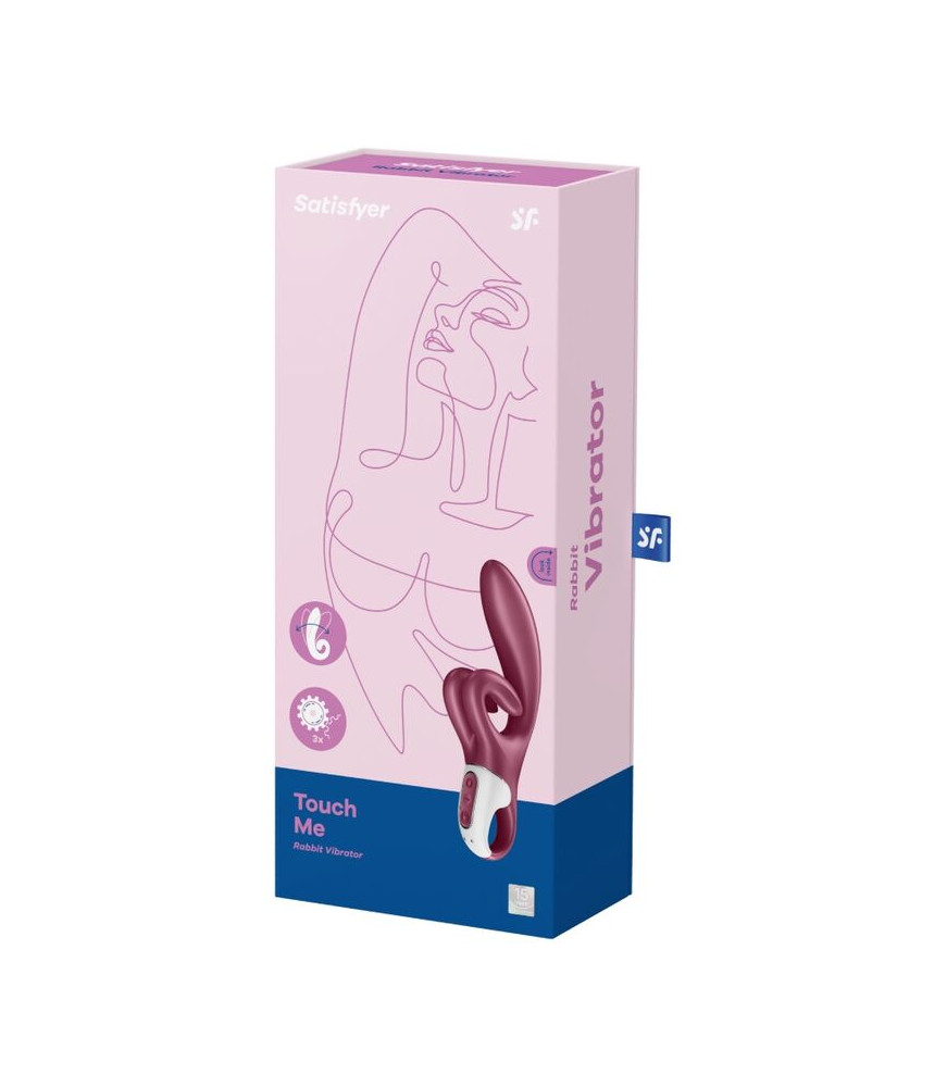 SATISFYER TOUCH ME RABBIT VIBRATION - ROUGE