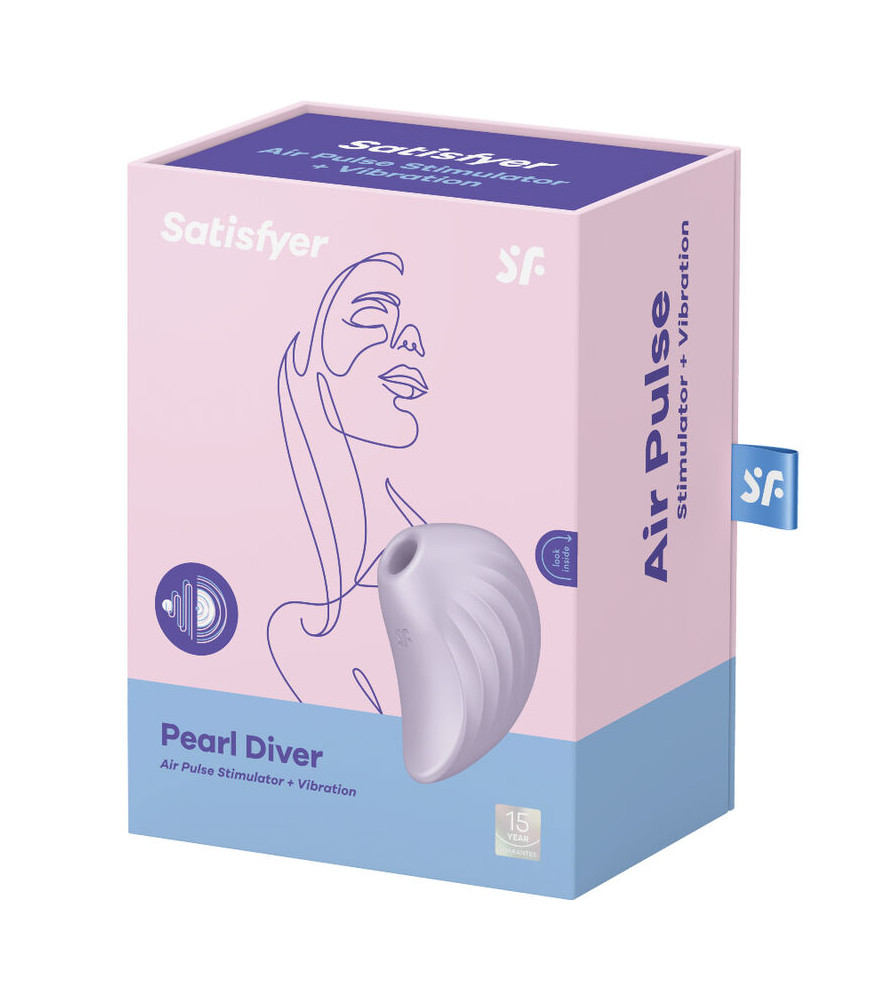 STIMULATEUR ET VIBRATEUR SATISFYER PEARL DIVER - VERT