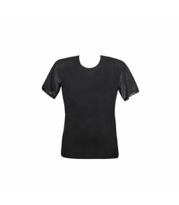 T-shirt sensuel noir Pétrole taille S - Anais