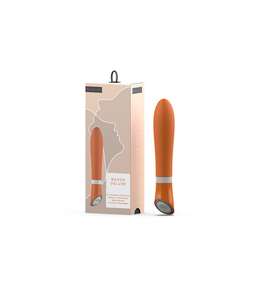 Vibrateur classique Bgood Deluxe orange - B Swish | Nudiome