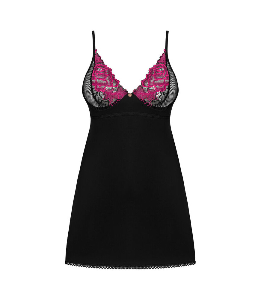 OBSESSIVE - ROSENTY CHEMISE  TANGA XS/S