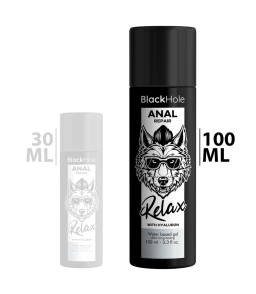 BLACK HOLE - RÉPARATION ANAL À BASE D''EAU RELAX AVEC HYALURON 100 ML