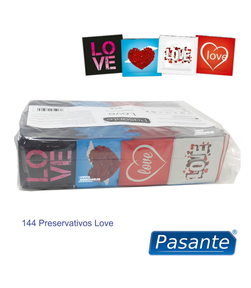 PASANTE - PRÉSERVATIFS LOVE BAG 144 UNITÉS