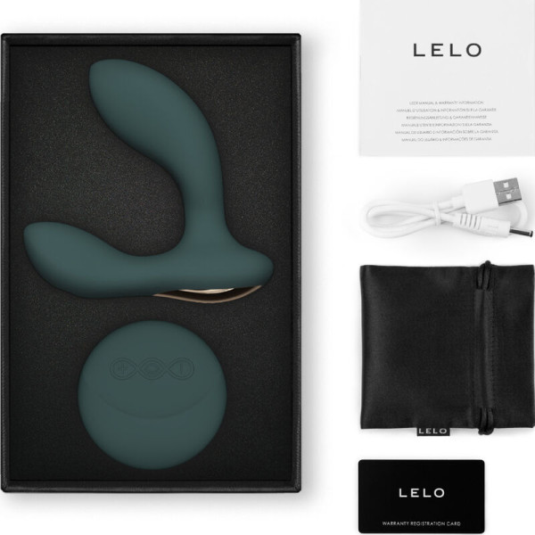 LELO - MASSEUR DE PROSTATE TÉLÉCOMMANDE HUGO 2 VERT