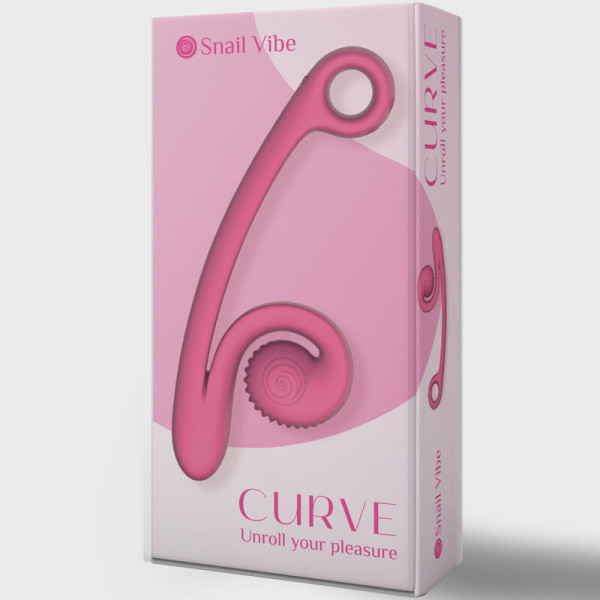 VIBRATEUR SNAIL VIBE CURVE ROSE