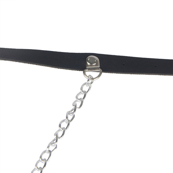 SUBBLIME - HARNAIS CEINTURE CUIR NOIR TAILLE UNIQUE