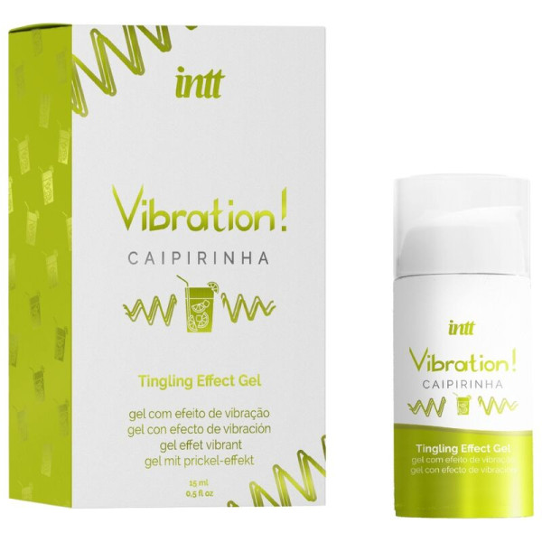 INTT - GEL VIBRATEUR LIQUIDE CAIPIRINHA PUISSANT STIMULANT INTIME 15 ML