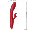 ARMONY - VIBRATEUR ELK RABBIT COURBE ROUGE