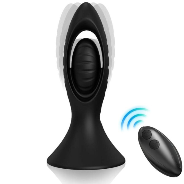 ARMONY - VIBRATEUR  PLUG ANAL SILICONE NOIR