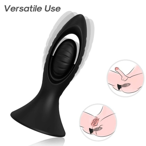 ARMONY - VIBRATEUR  PLUG ANAL SILICONE NOIR