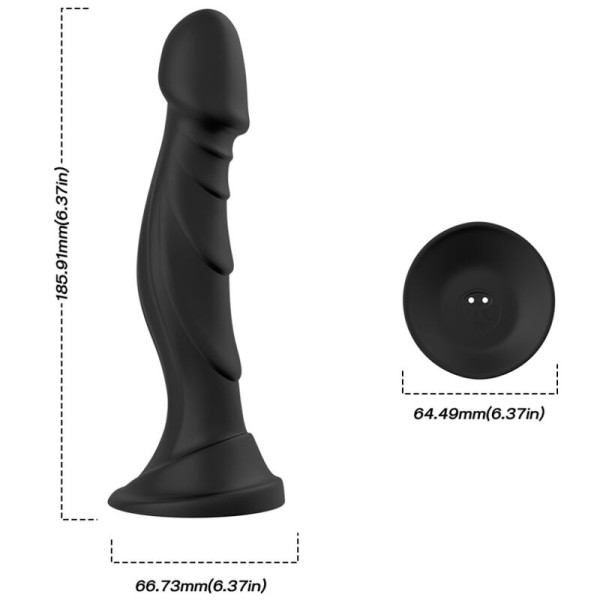 ARMONY - GODE VIBRATEUR  PLUG ANAL TÉLÉCOMMANDE NOIR