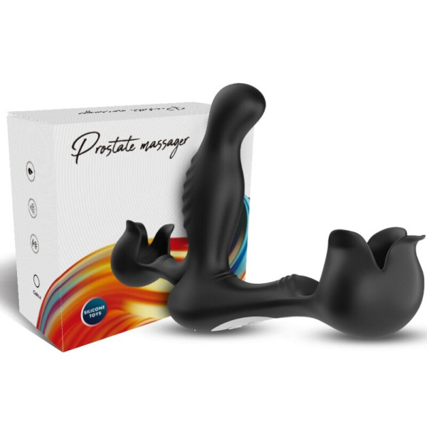 ARMONY - VIBRATEUR SURROUND ANAL  STIMULATEUR TESTICULOS TÉLÉCOMMANDE NOIR