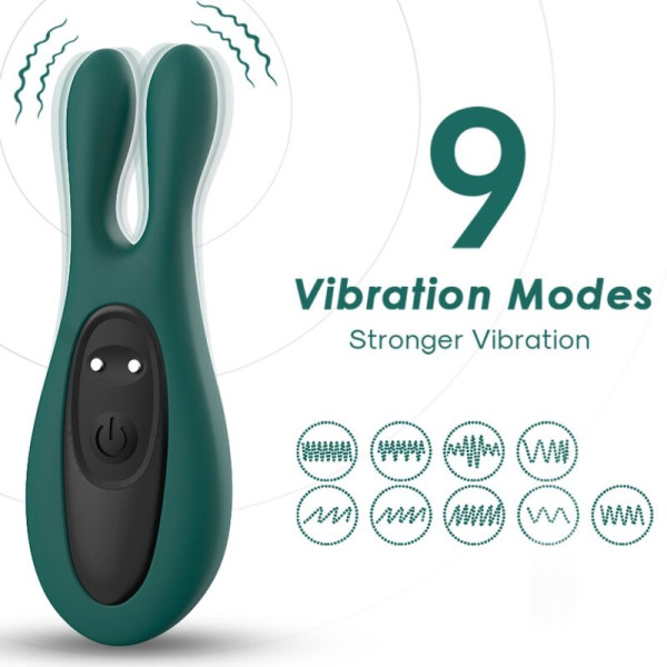 ARMONY - STIMULATEUR  VIBRATEUR LAPIN VERT