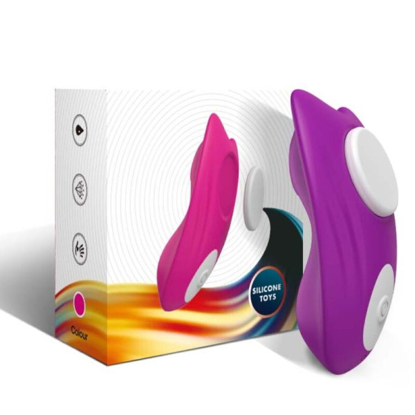 ARMONY - CULOTTE PORTABLE PAPILLON VIBRATEUR TÉLÉCOMMANDE VIOLET