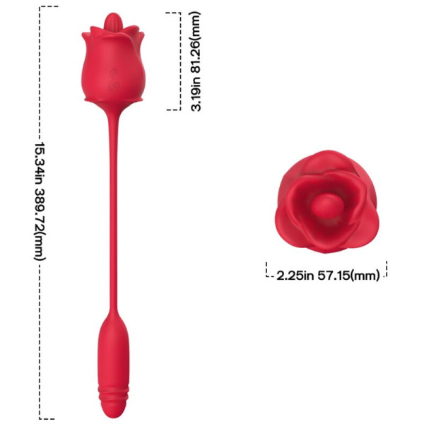 ARMONY - STIMULATEUR ROSE  VIBRATEUR COLA ROUGE