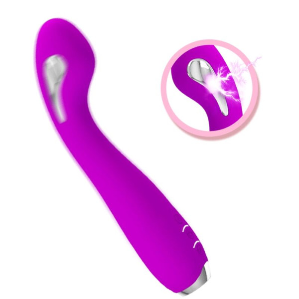 PRETTY LOVE - VIBRATEUR ÉLECTROCHOC RECHARGEABLE HECTOR-IMPERMÉABLE VIOLET