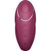 SATISFYER - TAP  CLIMAX 1 VIBRATEUR LAY-ON ROUGE