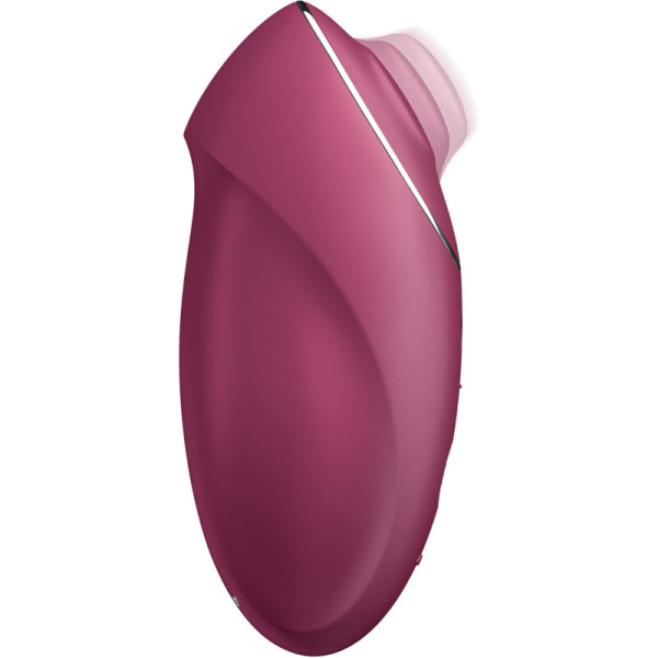 SATISFYER - TAP  CLIMAX 1 VIBRATEUR LAY-ON ROUGE