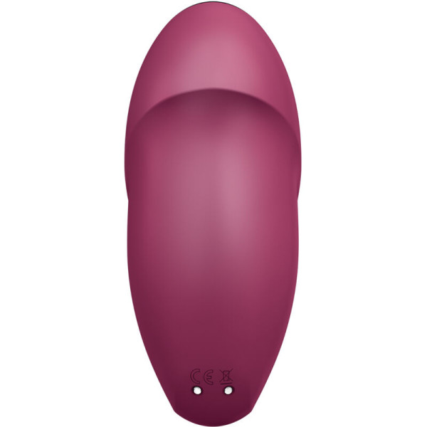 SATISFYER - TAP  CLIMAX 1 VIBRATEUR LAY-ON ROUGE