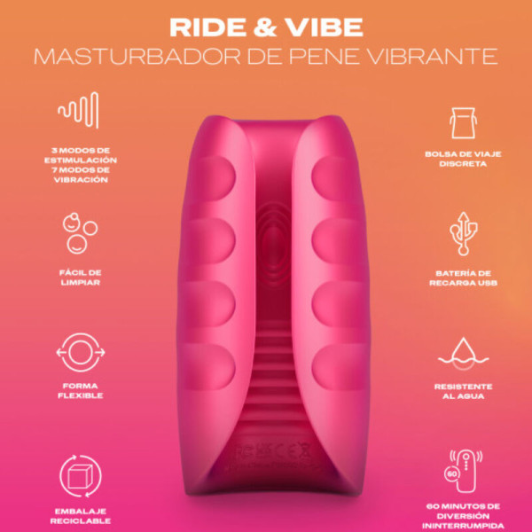 DUREX - MASTURBATEUR VIBRATEUR TOY RIDE  VIBE