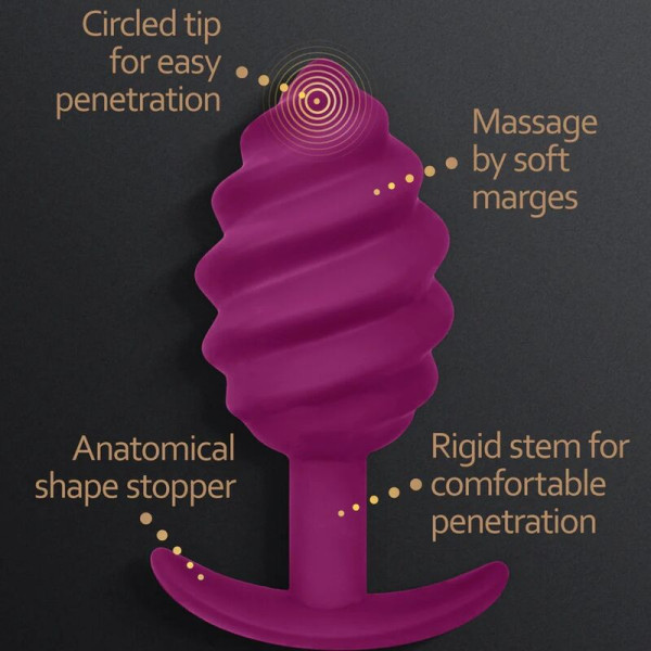 G-VIBE - PLUG ANAL GPLUG TWIST 2 VIOLET