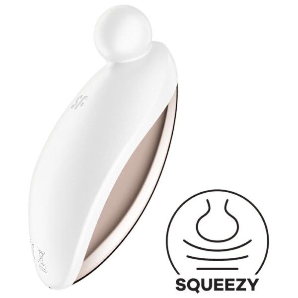 SATISFYER - VIBRATEUR SPOT ON 2 LAY-ON BLANC