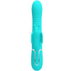 PRETTY LOVE - VIBRATEUR MULTIFONCTION LAPIN 4 EN 1 PAPILLON AQUA VERT