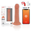 ONINDER - GODE VIBRATEUR BOGOTÁ MOYEN 9 VITESSES NATUREL 22 CM -O- 4,5 CM - APPLICATION GRATUITE