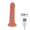 ONINDER - GODE VIBRATEUR BOGOTÁ MOYEN 9 VITESSES NATUREL 22 CM -O- 4,5 CM - APPLICATION GRATUITE