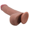 PRETTY LOVE - SÉRIE SLIDING SKIN GODE RÉALISTE AVEC VENTOUSE SLIDING SKIN MARRON 23,4 CM