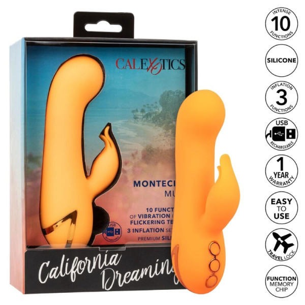 CALEXOTICS - VIBRATEUR MONTECITO MUSE LAPIN ORANGE PAR CALIFORNIA DREAMING