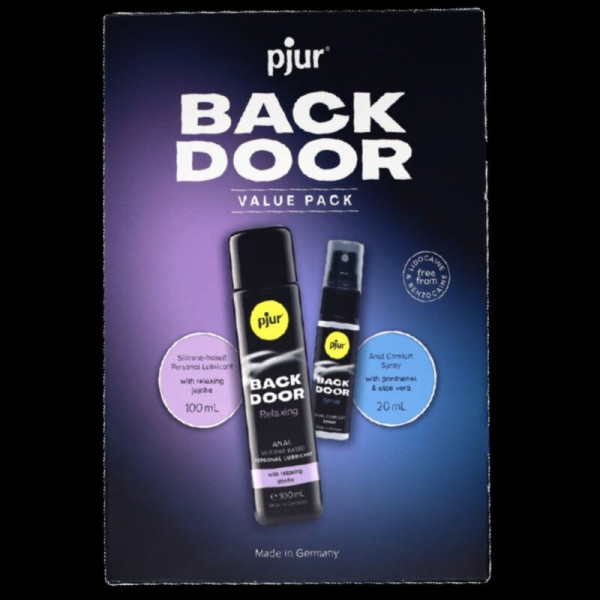 PJUR - ENSEMBLE BACK DOOR DE LUBRIFIANT ANAL ET SPRAY