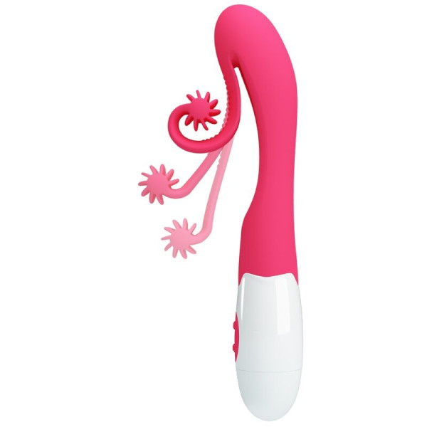 ROMANCE - VIBRATEUR ET STIMULATEUR 30 VITESSES ROSE