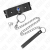 KINK - COLLIER 65 CM AVEC BRACELET AVEC DIAMANTS BLEU AJUSTABLE 36-43 CM X 5 CM