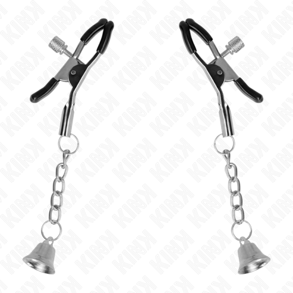 KINK - PINCES À TÉLÉTON PENDENTIF CLOCHE ARGENT 6 CM