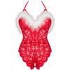 LIVCO CORSETTI FASHION - BODY FEMME EN DENTELLE PÈRE NOËL S/M