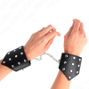 KINK - BRACELETS STYLE POINT NOIR AVEC CHAÎNE RÉGLABLE 17-23 CM X 8,5 CM