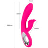 ARMONY - VIBRATEUR DARO  STIMULATEUR ANNEAU DE TIRAGE FUCHSIA