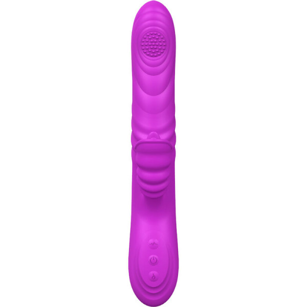 ARMONY - VIBRATEUR MULTIFONCTION ANGELIA AVEC LANGUE STIMULANTE EFFET CHALEUR VIOLET