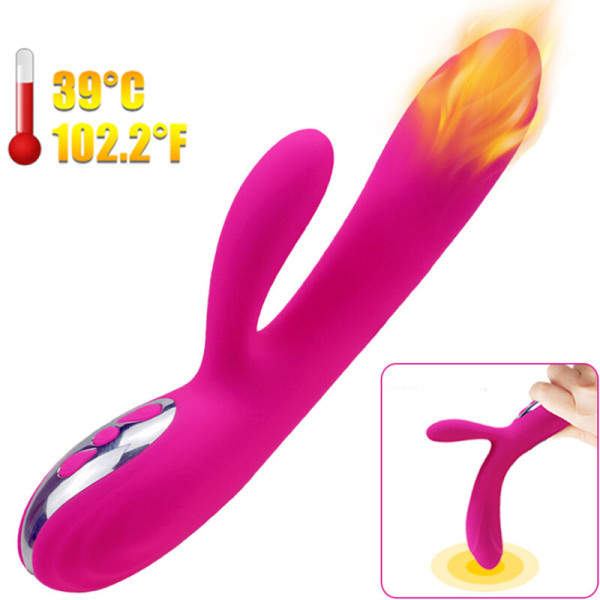 ARMONY - VIBRATEUR  STIMULATEUR FLEXIBLE  EFFET CHALEUR FUCHSIA