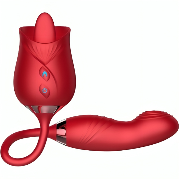 ARMONY - VIBRATEUR DE FLEUR DELIGHT  BUMPING AVEC LANGUE ROUGE