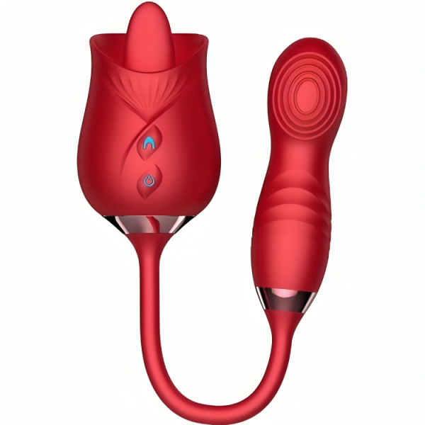 ARMONY - VIBRATEUR DE FLEUR DELIGHT  BUMPING AVEC LANGUE ROUGE