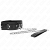 KINK - COLLIER AVEC CEINTURE 65 CM AVEC SANGLE NOIR 54 X 4,5 CM